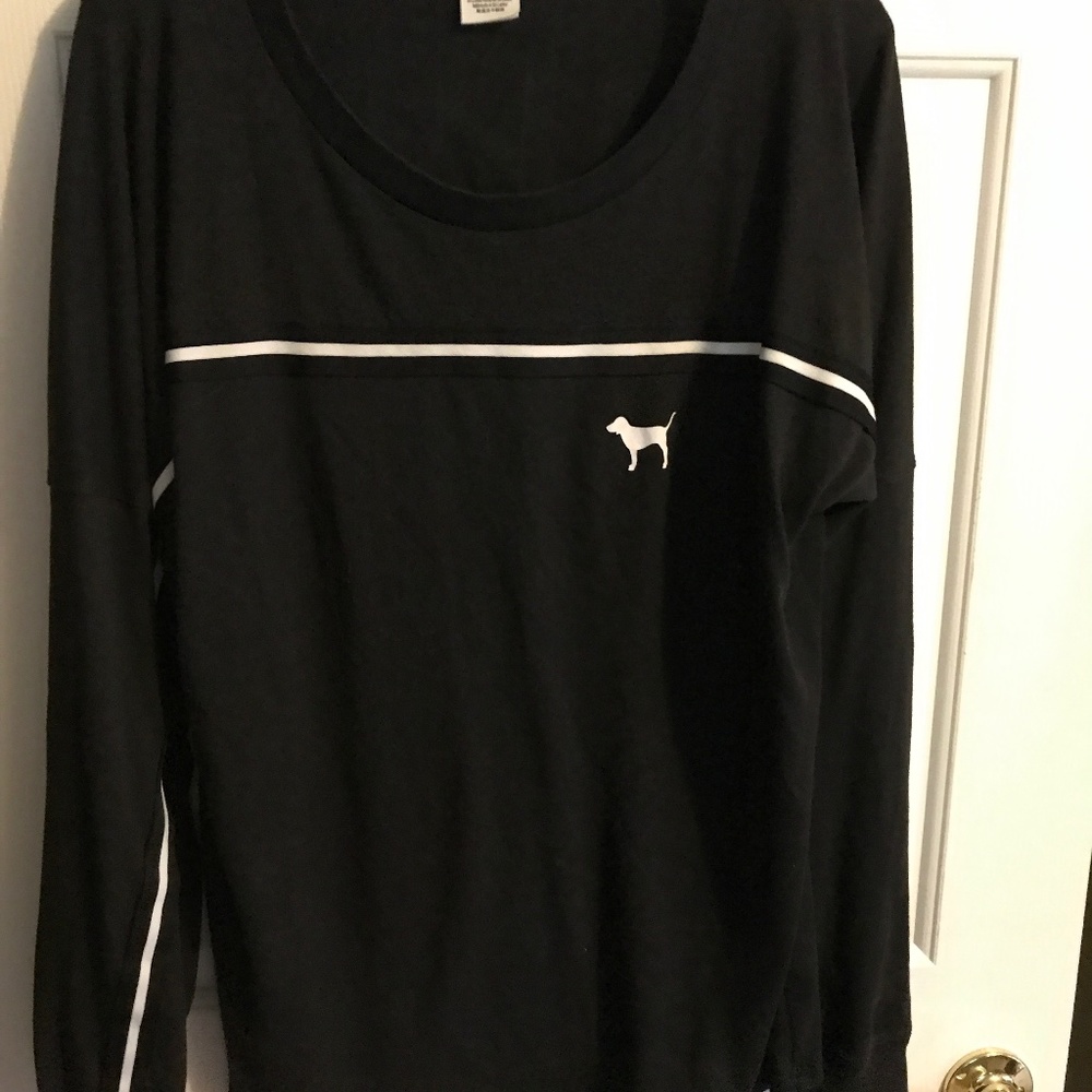 Victoria secret pink long sleeve t shirt w/ bling